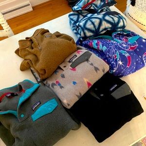 Lot of 6 Patagonia pullovers